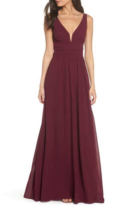 nordstrom burgundy dress